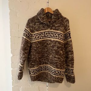 Vintage Wool Cowichan Swearer